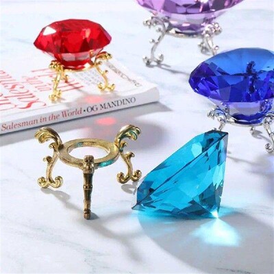 Faceted Cut Clear Crystal Diamond Romantic Creativity