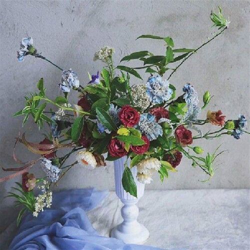 Decorative Flower Vase Metal Bowl Urn Plant Pot Dried