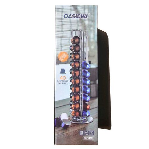 Rotary coffee capsule rack special storage rack 40 sets