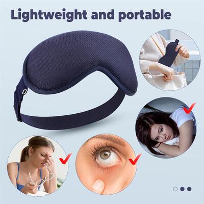 Hot Compress and Massage Eye Mask Electric Heated Eye Massag
