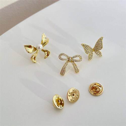Fashion anti-glare mini pearl small brooch female high-end t