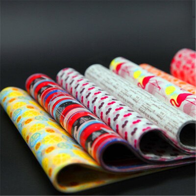 25 Pcs Merry Christmas Wax Paper Nonstick Bread Burger Frie