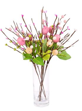 Easter Artificial Egg Flower Foam Egg ree Branch Fake Plant