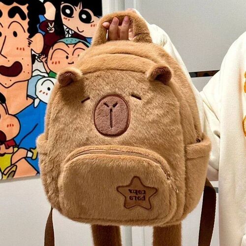 Student School Bag Capibala Plush Capybara Bag Casual All-ma
