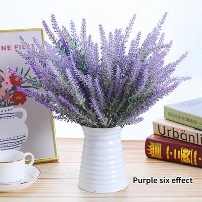 A Bunch of Provence Lavender Plastic Artificial Flowers Fals