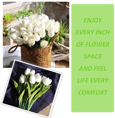 Artificial Tulip Flowers Mini Tulip Flowers Fakes Flowers Re