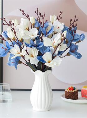 5 Branch Orchid Artificial Magnolia Flowers Home Wedding Liv