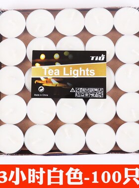 100pcs smokeless candles Boil tea candle tealight lights蜡烛