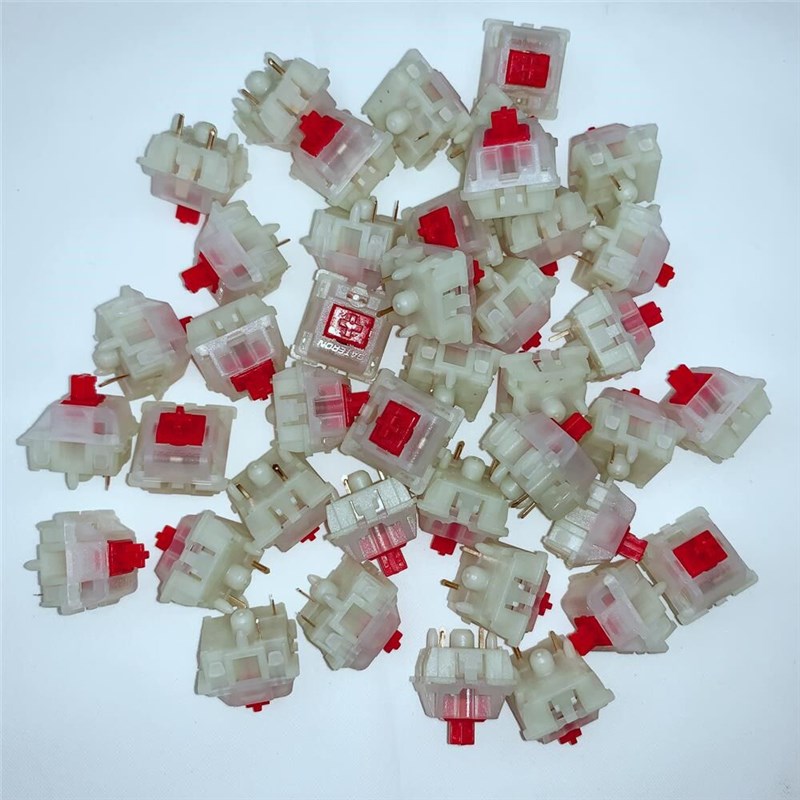 Gateron 5Pin Milky Yellow Switches black red brown blue clea图片