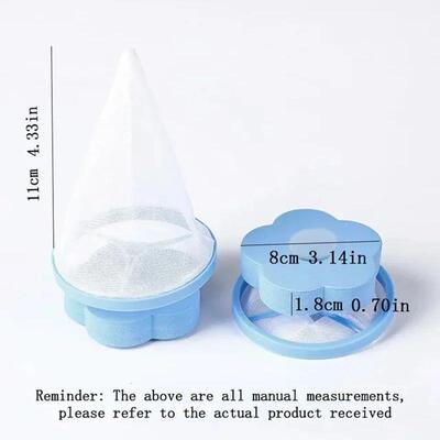 Plum Blossom Washing Machine Filter Remove Dirty Hair Mesh Y