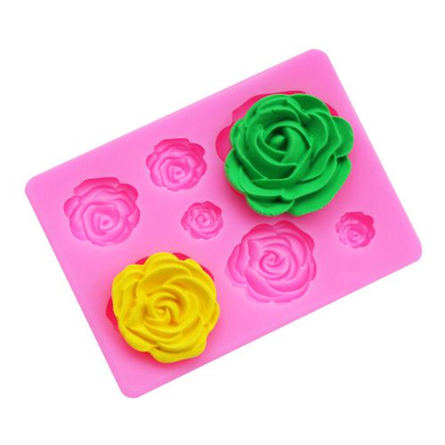 Butterfly Rose Flowers Cake Mold Silicone Baking Accessories