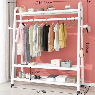 Floor drying rack is removable, bedroom standing hanger ward