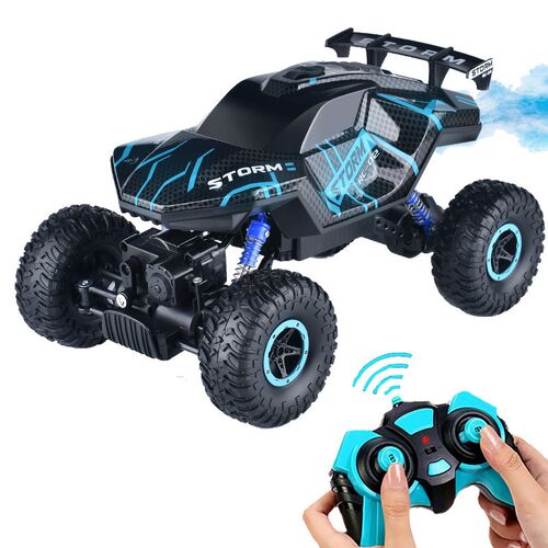 Paisible 4WD Rock Crawler Mist Spray RC Car Smoke Exhaust Re