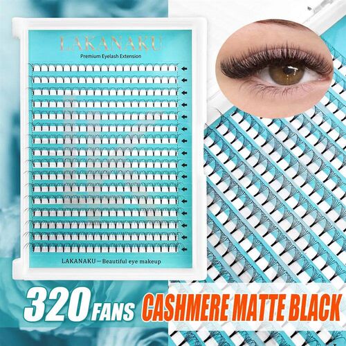 Lakanaku 320 Fans Premade Volume Fans 3D 4D 5D 6D Soft Cashm