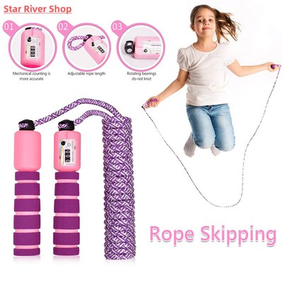 Counting Skipping Rope Fitness Exercise Jumping Ropes Childr