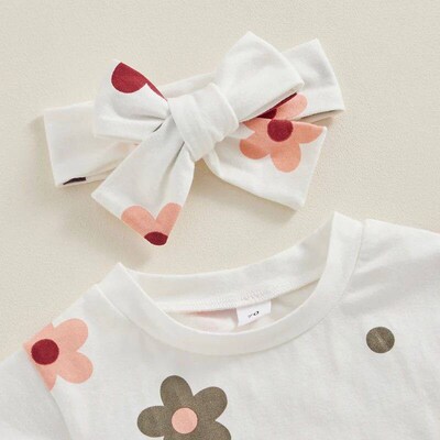 2023-12-15 Lioraitiin Newborn Baby Girl Summer Clothes Sleev