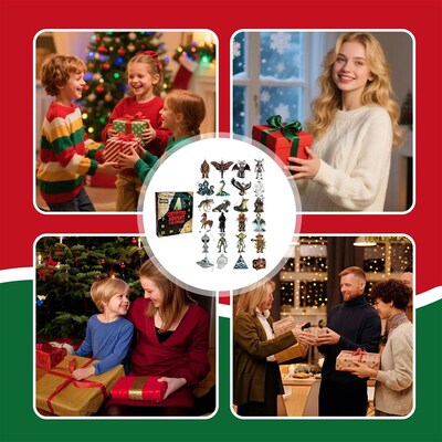 2025 Cryptid Advent Calendar, 24 Days Christmas Countdown Ca