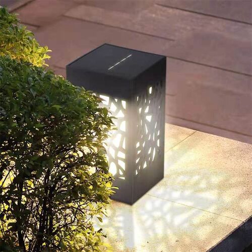 Solar Pillar Light waterproof outdoor garden lights