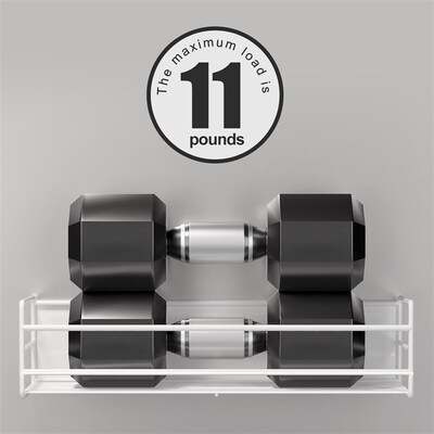 3PCS Magnetic Fridge Shelves Metal White Kitchen Spices