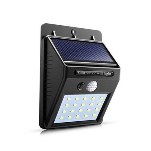 LED solar wall light, human body sensing courtyard light路灯