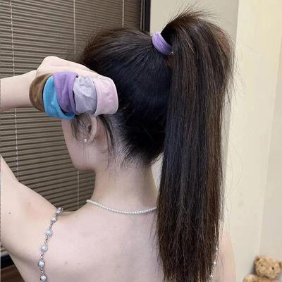 5/10pcs/set Solid Widen Thicken Hair Band For Women Girl Pon