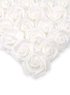 10/20/30Pcs Artificial PE Foam Rose 7cm Flowers Bridal Bouqu