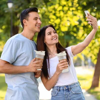 Electric Self Stirring Mug, Protein Powder Milkshake Shaker