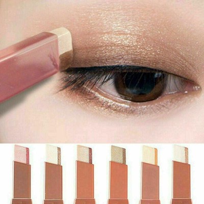 Professional 2 In 1 Double Color Gradient Velvet Shadow Stic