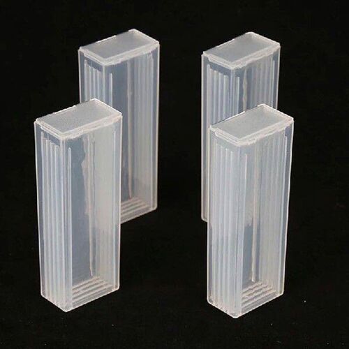 5PCS  Portable Laboratory ABS Plastic Microscope Slides