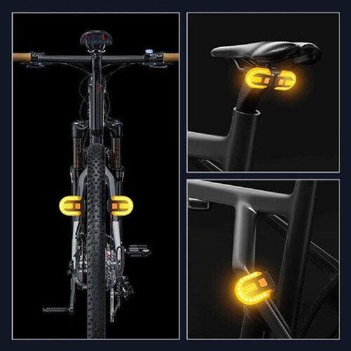 Bike Turn Signal Light Remote Control LED Indicator Bike