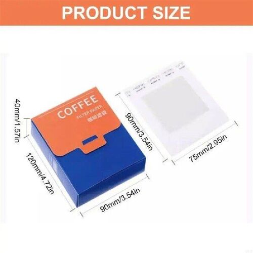 100Pcs Hand Brewed Coffee Hanging Ear Filters Bag Portable