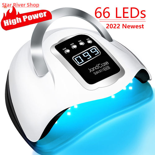 SUN X11 MAX LED UV Lamp Nail 66LEDs Gel Polish Curing Lamp W