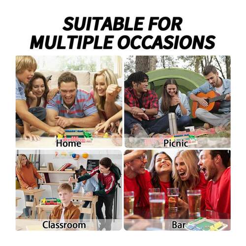 classroom games Shut The Box Dice toys Family Wooden Board牌