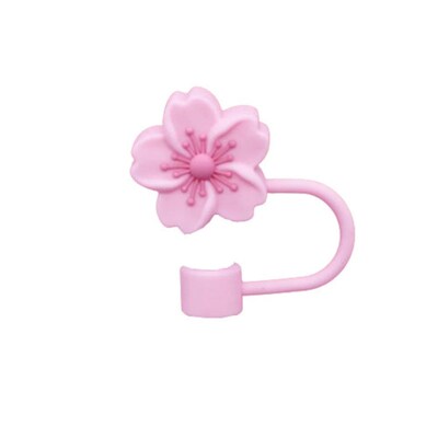 Straw Cover Cap for Stanley Cup Accessories, Cute Flower Str