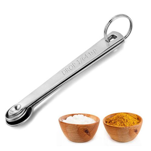5pcs Small Measuring Spoons Stainless Steel Seasoning Dry an