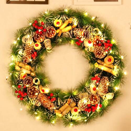 Garland Door Hanging wreath hanging decoration Window decora