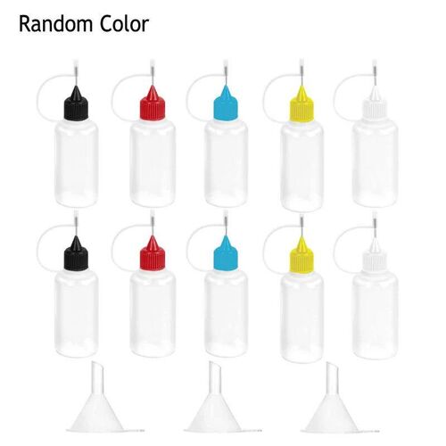 5-12Pcs 3ml-120ML Resuable Needle Tip Glue Applicator Plasti