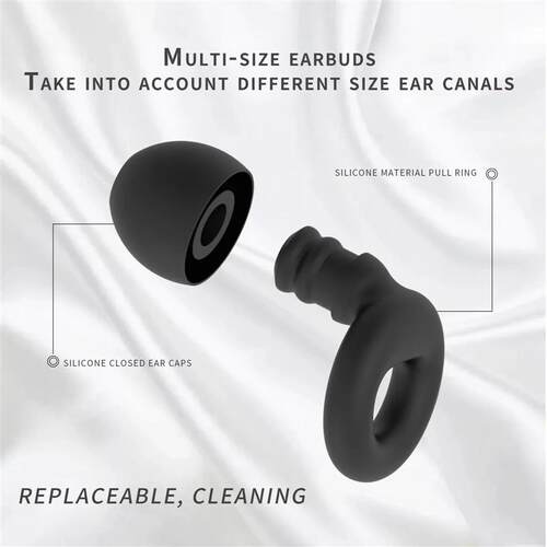 Quiet Ear Plugs for Noise Reduction  Super Soft, Reusable