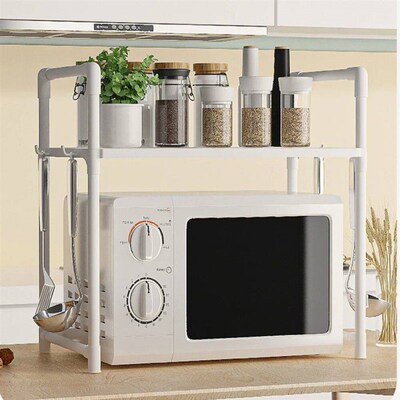 Microwave Shelf Condiment Organizer Shelf Multi-Layer Kitche