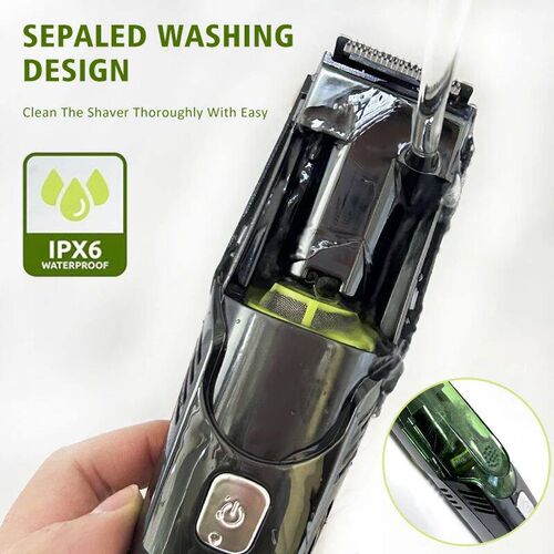 Cordless Men Beard Trmmer Rechargeable Electrc Shaver wth 20