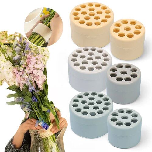 2024 New Spiral Ikebana Stem Holder Spiral Stem Holder for V