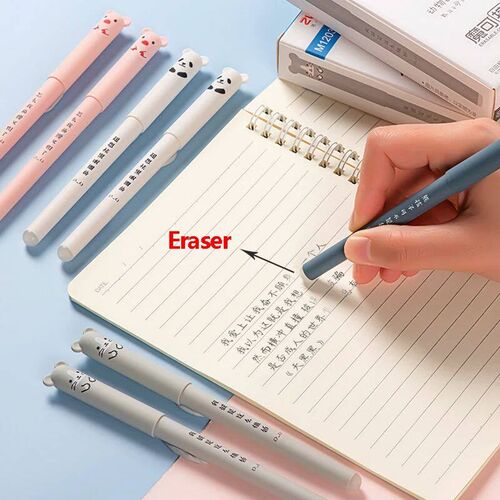 4+2+20 Pcs/Set Kawaii Erasable Gel Pens 0.35mm Waterproof  B