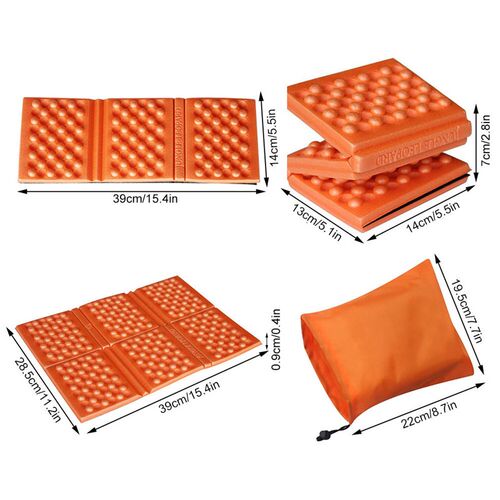 6-Fold Sitting Mat Outdoor Camping Waterproof XPE Foam