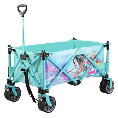 Fishing Small Pull Car Black Pit Special Chariot Hand Pull