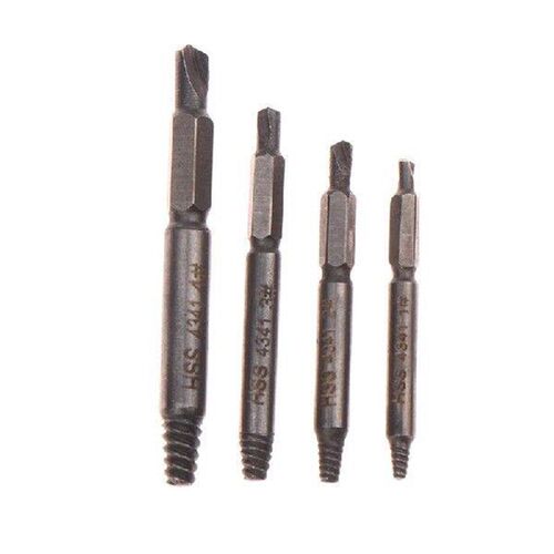 4Pcs/Set Mini Screw Out Premium Broken Damaged Bolt Remover