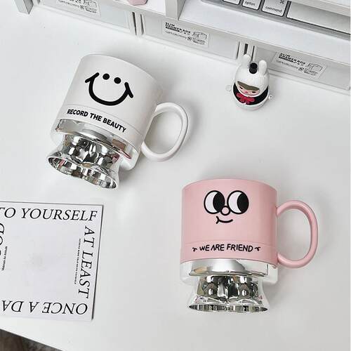 Cartoon Smile Face Mouthwash Cup, Creative Home Convenient C