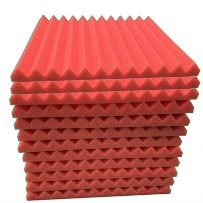 2020 New 12Pcs Acoustic Foam Panel Sound Stop Absorption