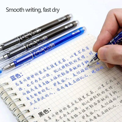 26 Pcs/Set Kawaii Erasable Pens 0.35mm Gel Pen Waterproof Ge