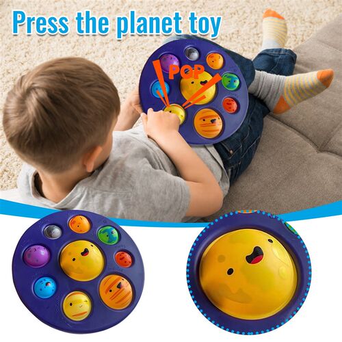 2pcs Pop It Fidget toy simple dimple popit玩具星球彩虹按按乐