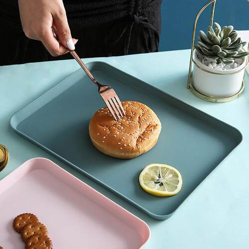 Home-use simple tea table tray, living room plastic water cu
